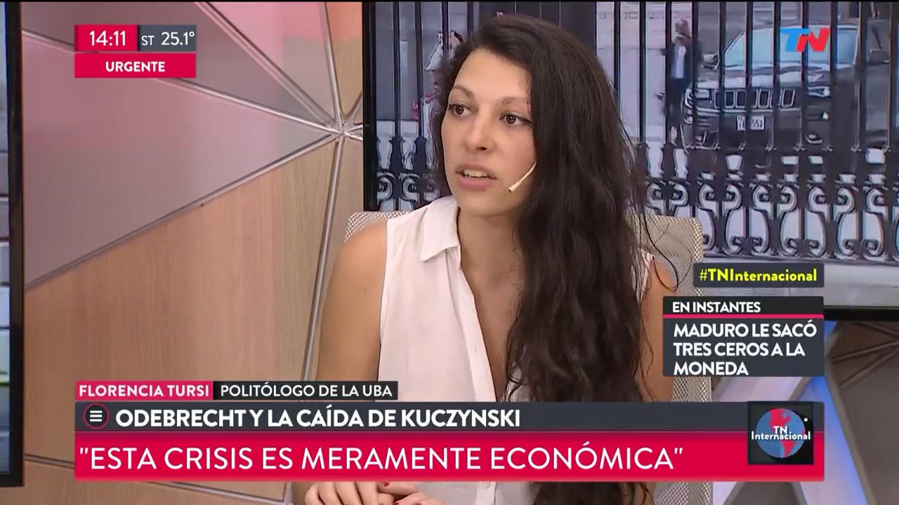 Florencia Tursi en TN Internacional