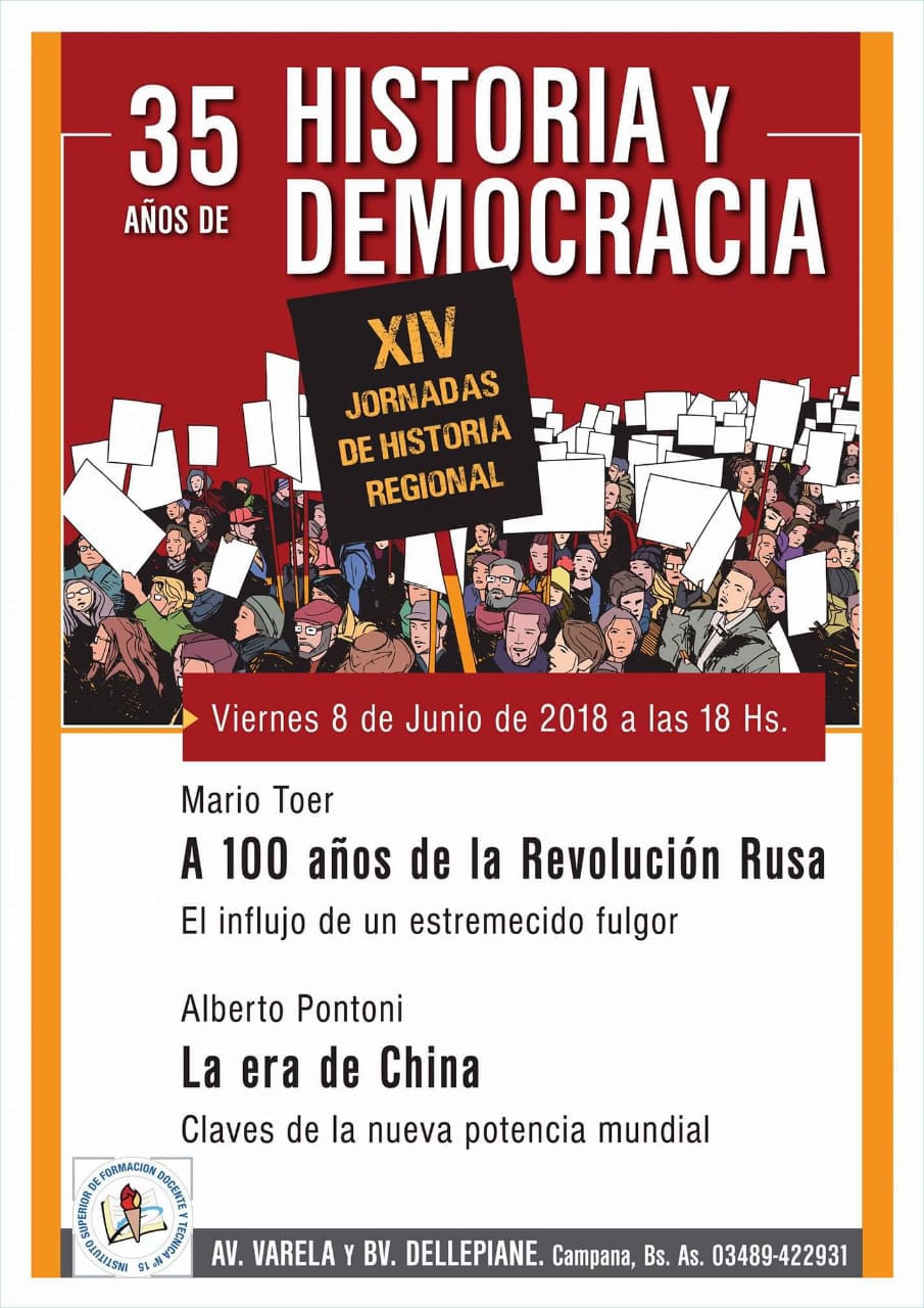 Mario Toer en Campana presentando su nuevo libro