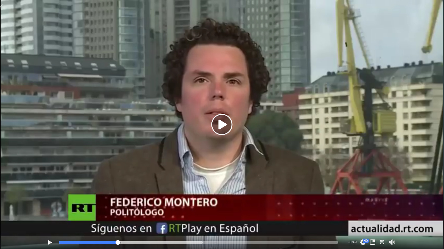 Federico Montero en RT